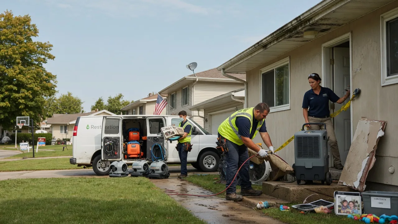 Water Damage Restoration in Tampico, IL near me
